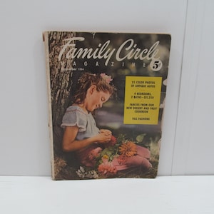 Vintage Family CIrcle Magazine, September 1954, Auto Autos!