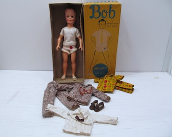 Uneeda Bob Teen Age Doll w/Box & Clothing, 1960's