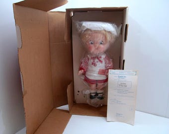 VIntage 4.5 Inch Baby Born Doll w/Accessories, Zapf Creation