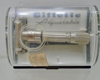 Gillette afb. Fat Boy-scheermes met etui, 1959
