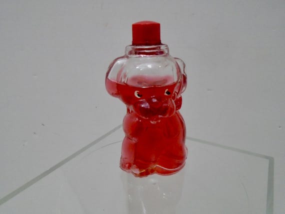 Glass Puppy Dog Perfume Bottle, 1950's