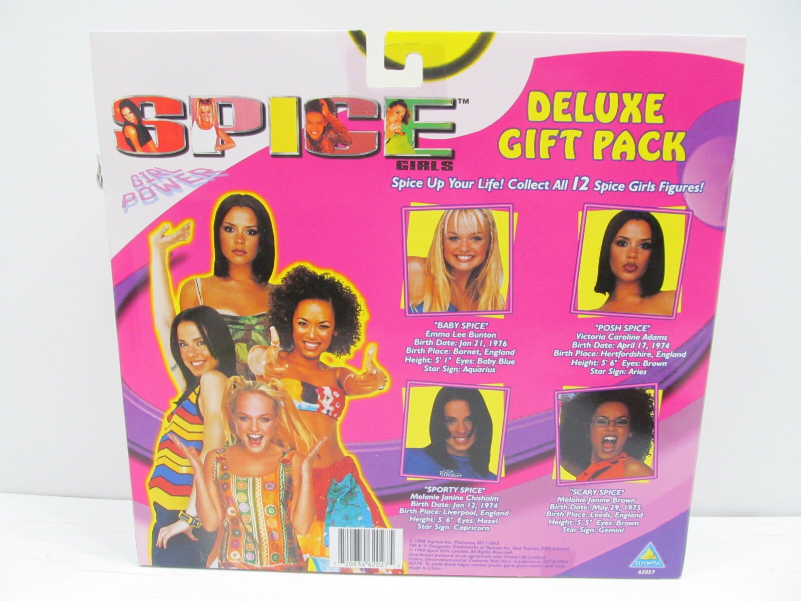 NRFB Spice Girls Deluxe Gift Pack, Toymax, 1998 - Etsy