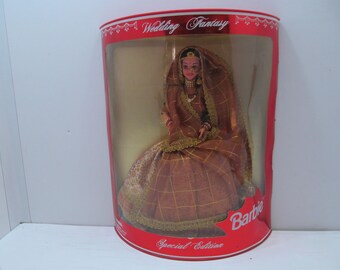 Vintage 1995 Mattel Indian Barbie Dolls of the World