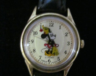 Vintage Disney Minnie Mouse Gold Women display picture 1
