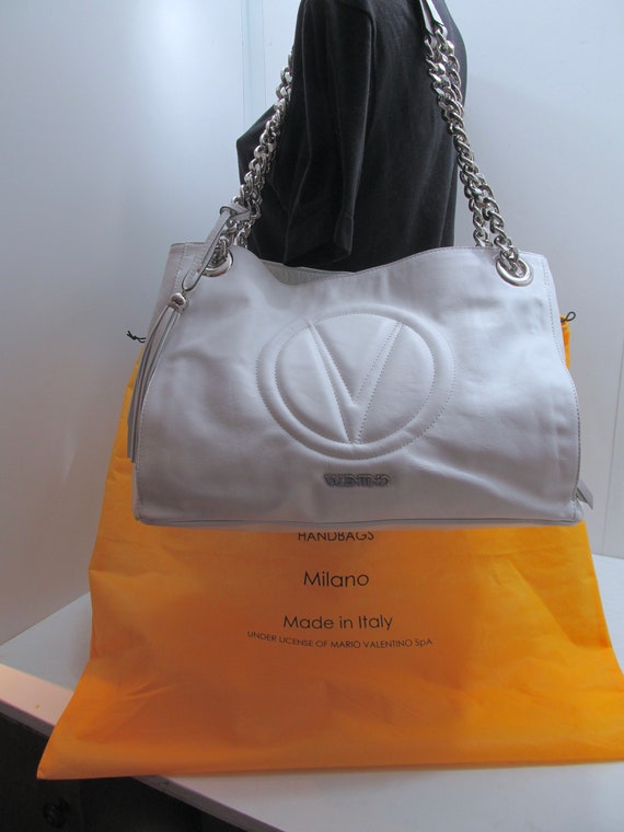 Shop Mario Valentino Unisex Faux Fur Plain Logo Messenger & Shoulder Bags  by MBup | BUYMA