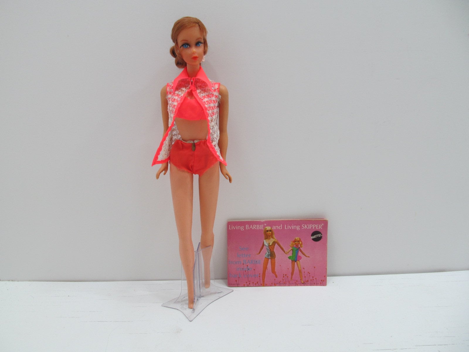 oplichter Vakantie Vlieger Vintage Mattel Pratende Barbie pop w / rood haar 1970 - Etsy België