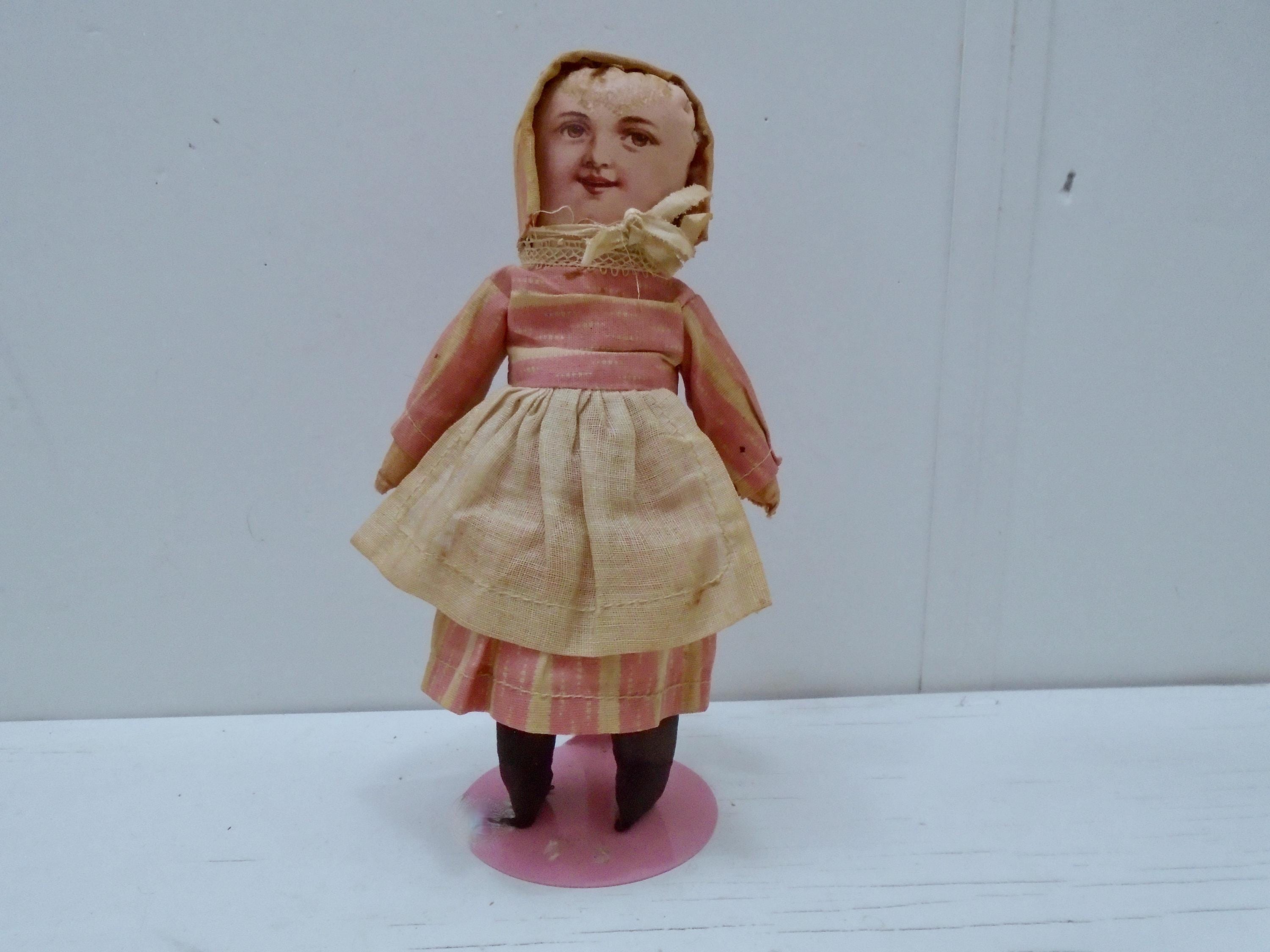 Antique Lithograph Cloth Doll - Etsy