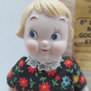 MIB Shackman Bisque 6&quot; Little Miss Gogley Eyes Doll