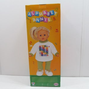 Rare Uneeda Alphabet Annie, NRFB, 2001