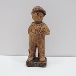 Carved Wax Figure of Jackie Coogan as The Kid, 1920&#39;s