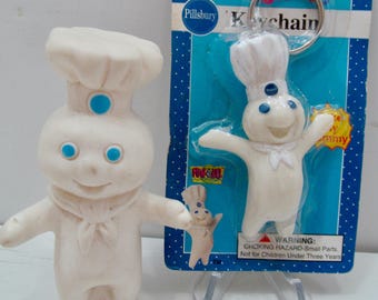 Pillsbury Doughboy NRFC Key Chain and Figure - Etsy