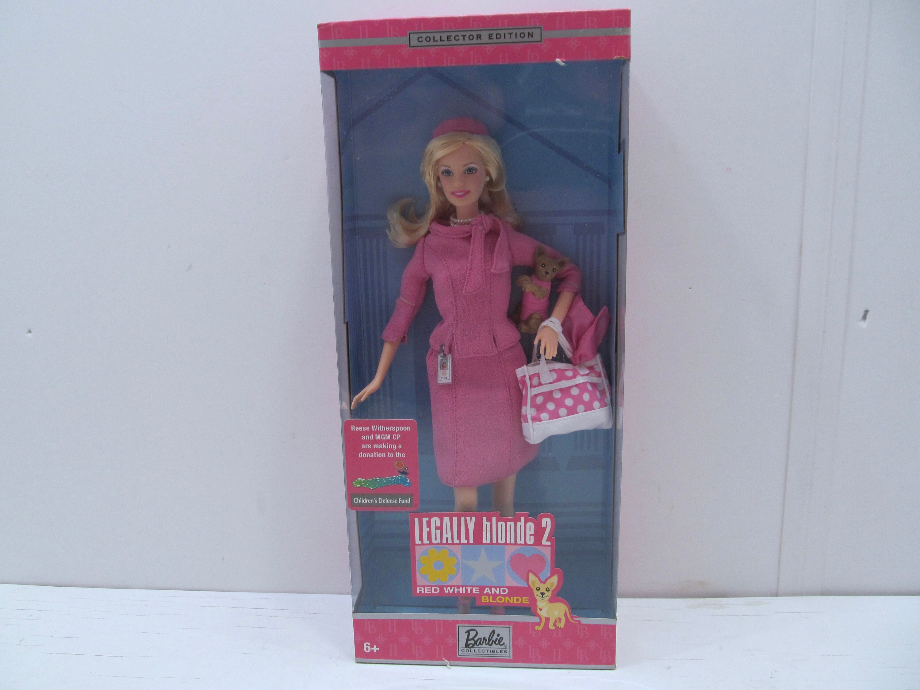 NRFB Mattel Legally Blonde Barbie, 2003 Resse Witherspoon UK