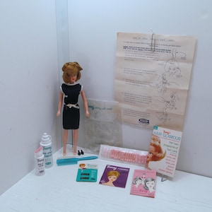 Tressy Fashion Doll, American Character, w/Stand & Accessories, 1960&#39;s