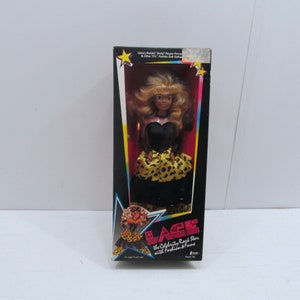NRFB Lace Black Celebrity Rock Star Fashion Doll, 1987