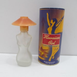 Hawaiian Girl Parfume De France Torso Bottle with Box