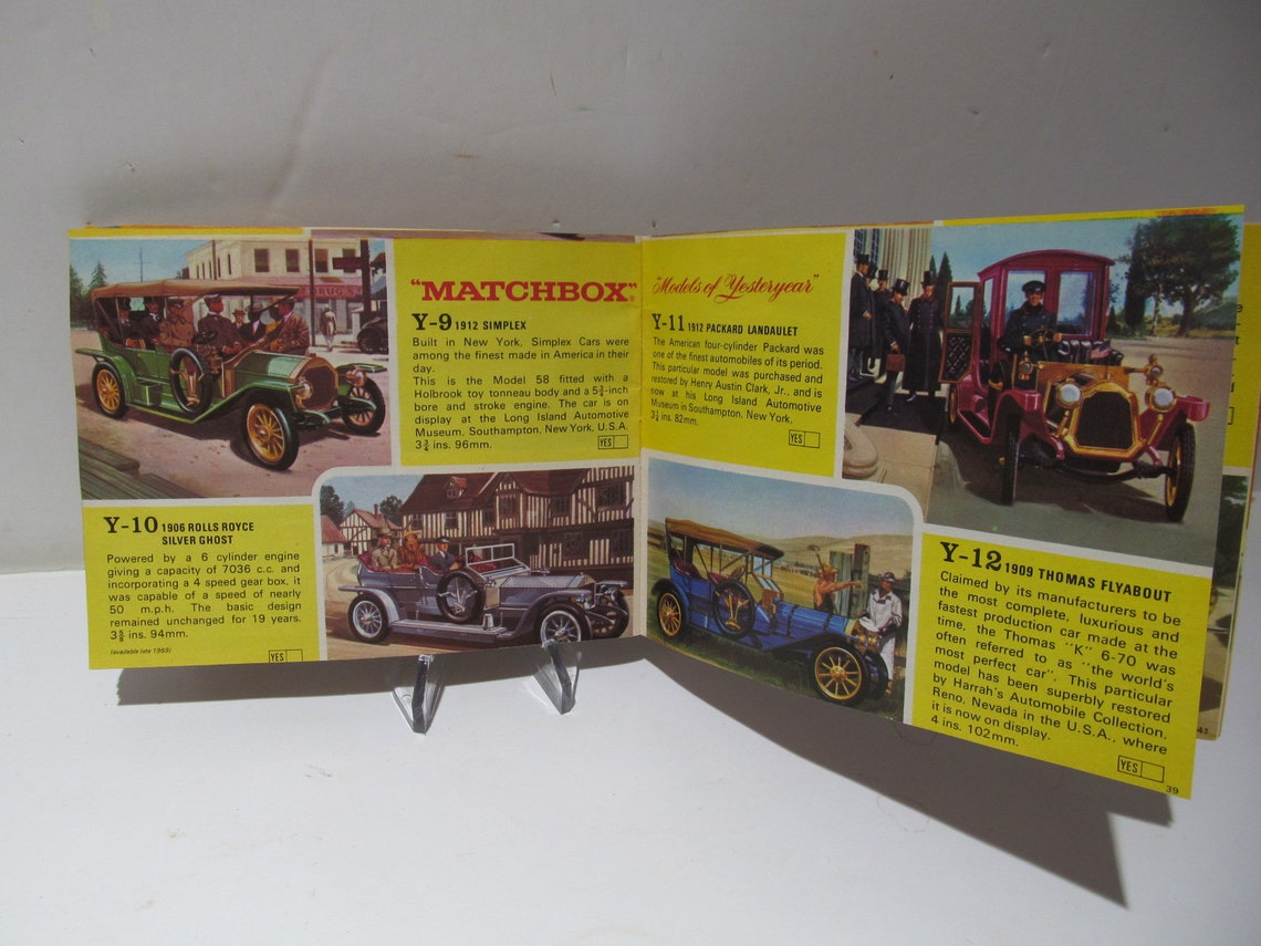 Vintage 1969 Matchbox Collector's Catalog USA 1969 Second Etsy