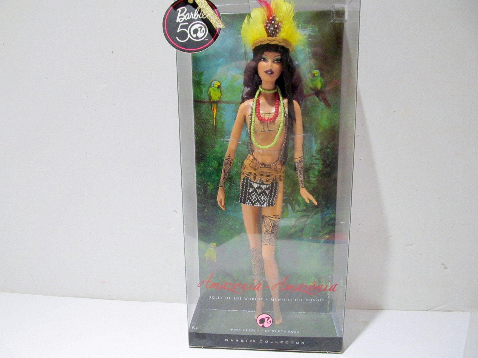 NRFB World ia Barbie, Mattel Pink Label, 2008 