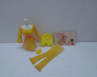 Barbie Outfit, Lemon Kick, Complete, Mattel, 1970
