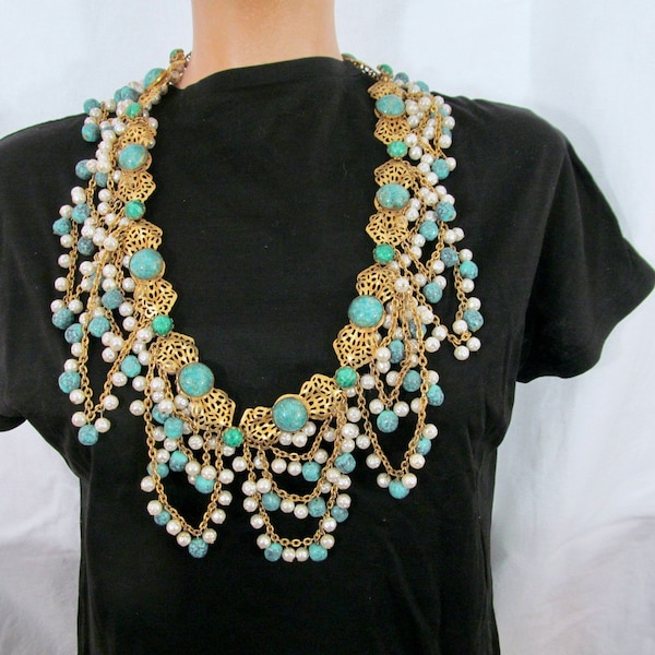 Fabulous 1960's Runway Necklace