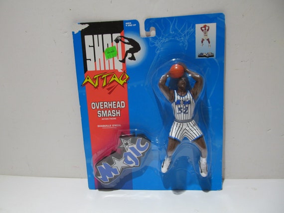 NRFC Shaquille O'neal Action Figure, Overhead Smash, Kenner, 1993
