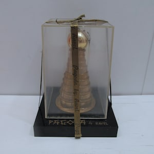 Vintage Pagoda Perfume Bottle in Original Packaging by ravel, 1950&#39;s