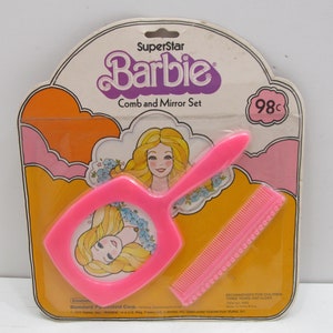 NRFC SuperStar Barbie COMb en spiegelset, 1977, Mattel