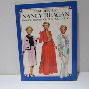 Nancy Reagan Paper Dolls, 1983, Tom Tierney, Un-Cut