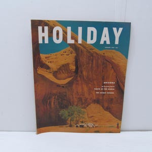Holiday Magazine, January 1953, Arizona , The Secret Sahara