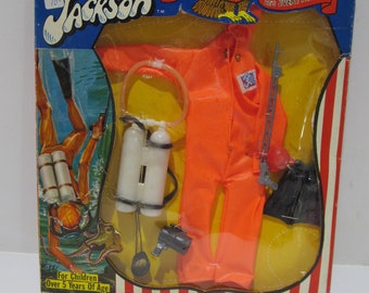 NRFB Action Jackson Outfit #1104, Froschmann, 1971, Mego