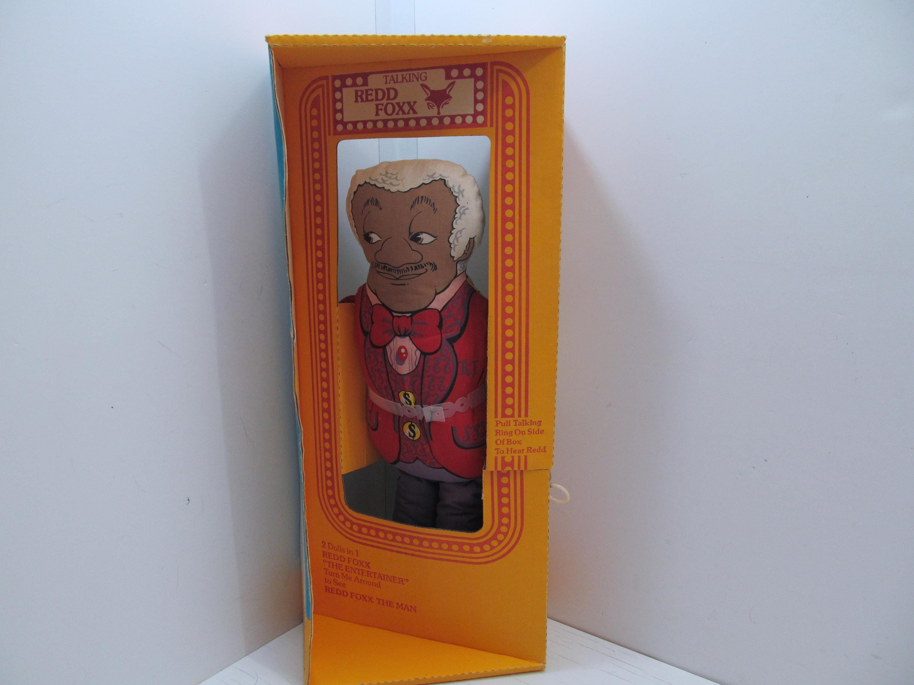 LDD　シン 人形 MIB Talking Redd Foxx, Sanford & Son, Cloth Doll, 1970's, Shindana