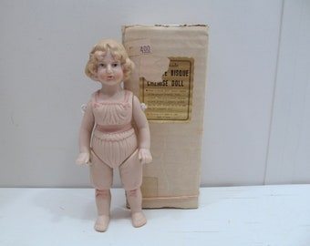 MIB Shackman Antique Bisque Chemise Doll, 1980
