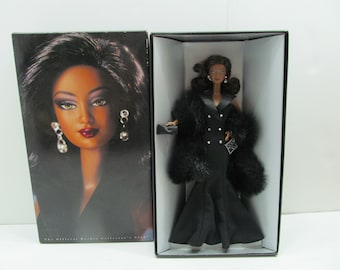 Rare Midnight Tuxedo Barbie Aftican American 2001 Members Choice Series NRFB