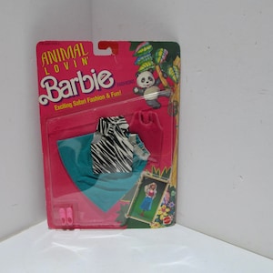 Mattel NRFC Animal Lovin&#39; Barbie Fashions, 1988