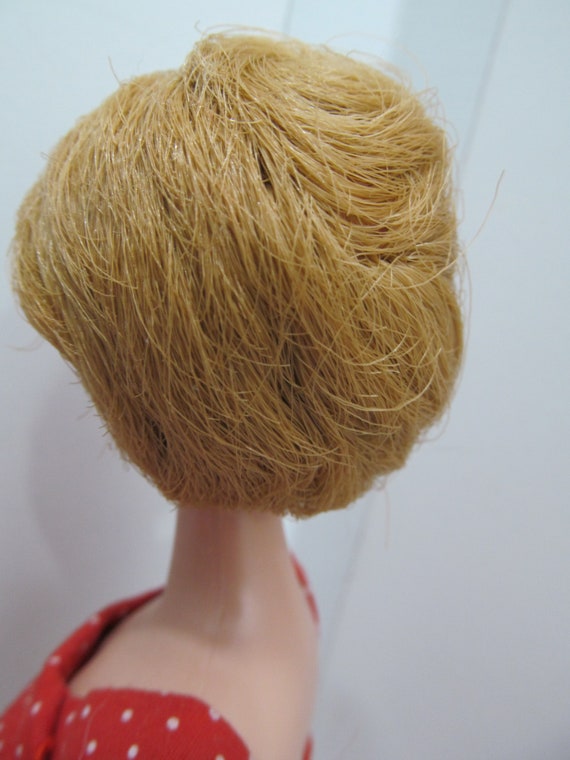 BARBIE, Bubble-cut, blonde, märkt Midge 1962 Barbie 1958 By Mattel. Inc