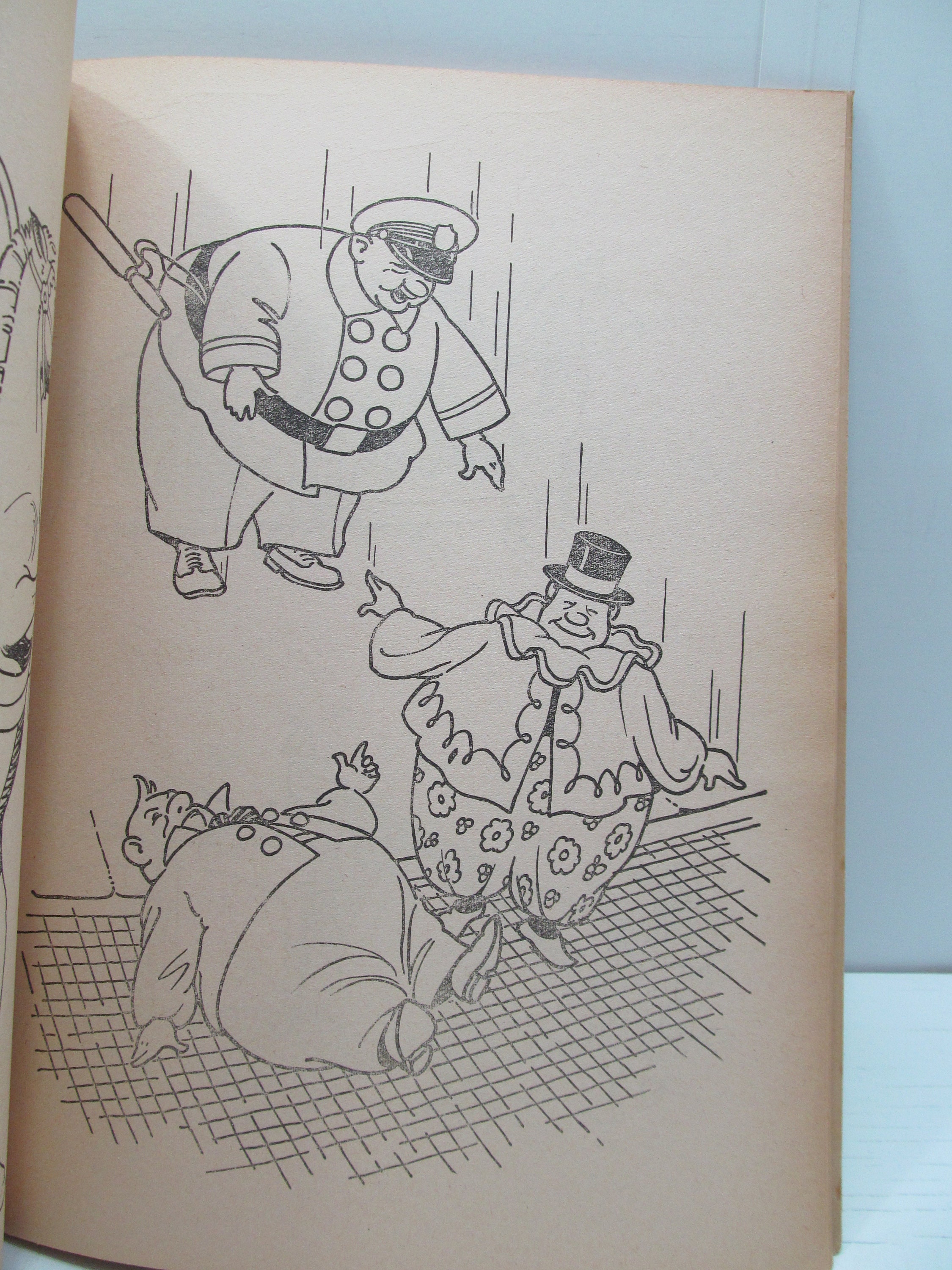 Vintage Circus Coloring Book, Un-used, Saalfield, 1940 - Etsy