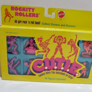 NRFB Mattel Rockity Rollers C.U.T.I.E All Girl Rock & Roll Band, 1986