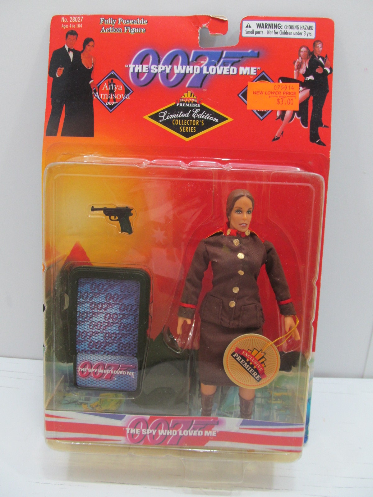 エクスクルーシブ　007 私を愛したスパイ　アクションフィギュア　3点セット エクスクルーシブ 007 私を愛したスパイ アクションフィギュア 3点セット