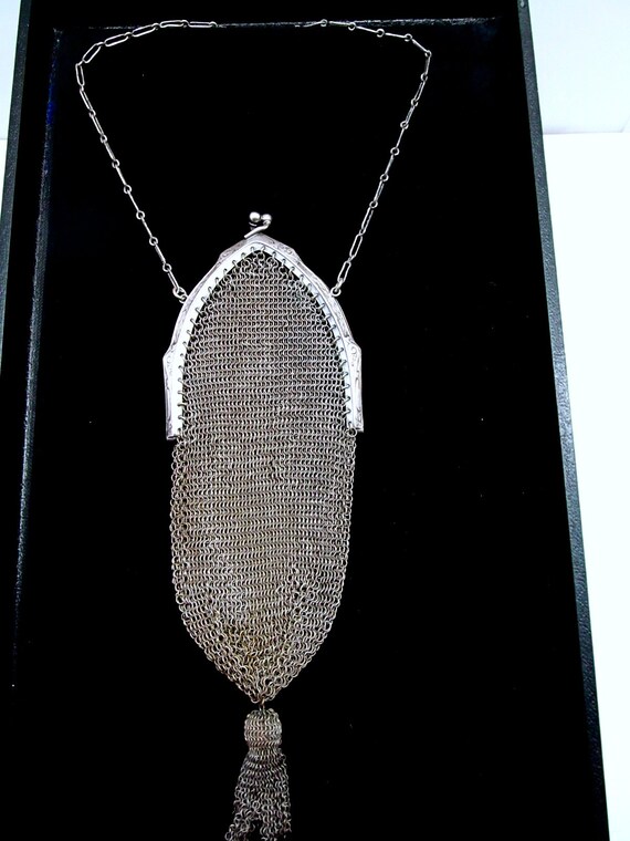 Antique 1920's Mesh Ladies Dance Purse - image 2