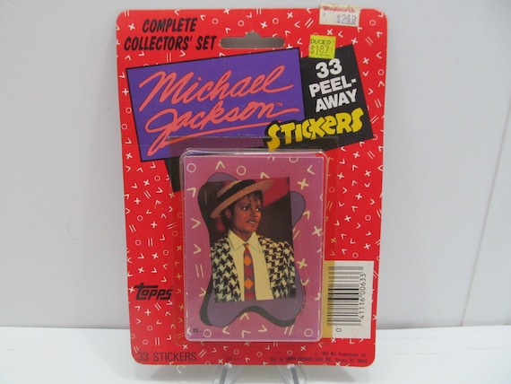 Sealed on Original Card Michael Jackson Peel Away… - image 1