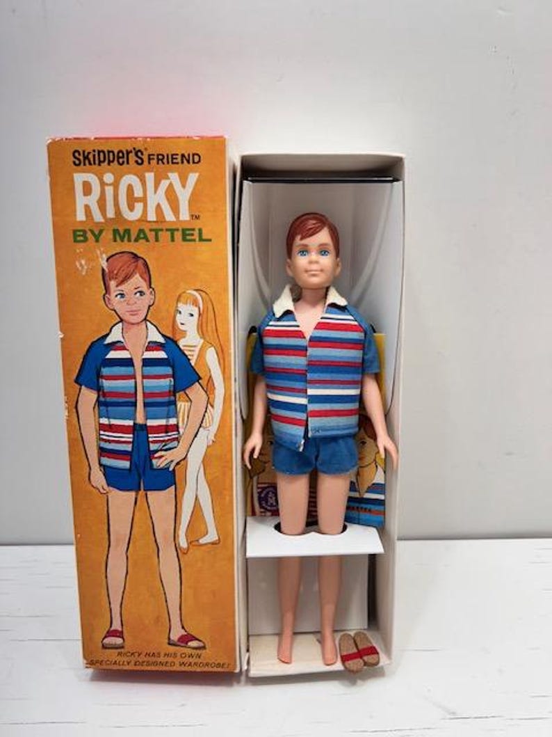 Bluff Friend Ricky Mattel Ricky Doll W/original Box and Accessories - Etsy