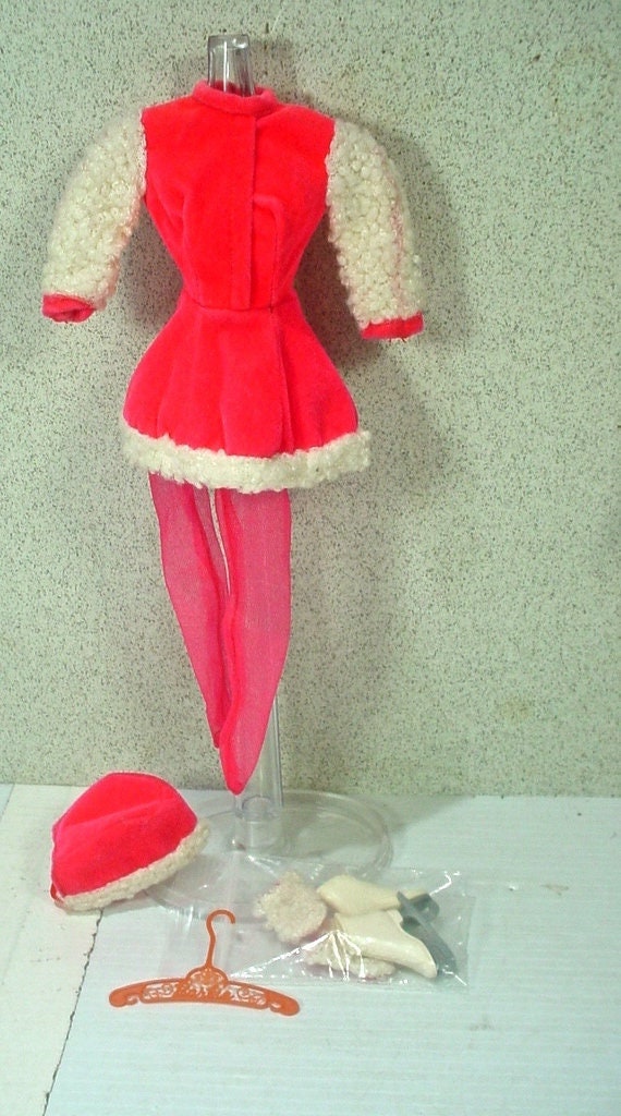 Vintage Mattel Barbie Outfit, Skate Mates, 1970, Complete