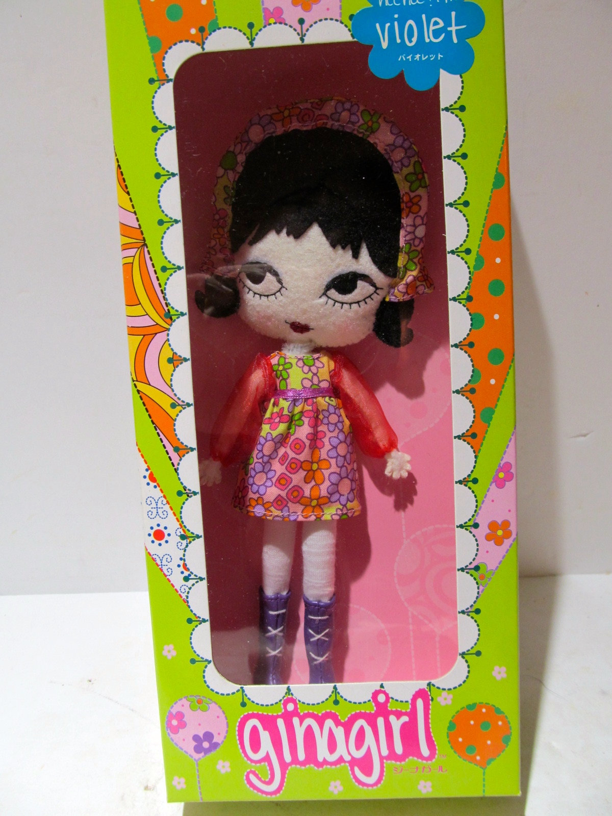 Rare Ginagirl Violet, Ltd. Edition, Big Eye Doll by Gina Rare Ginagirl Violet, Ltd. Edition, Big Eye Doll by Gina
