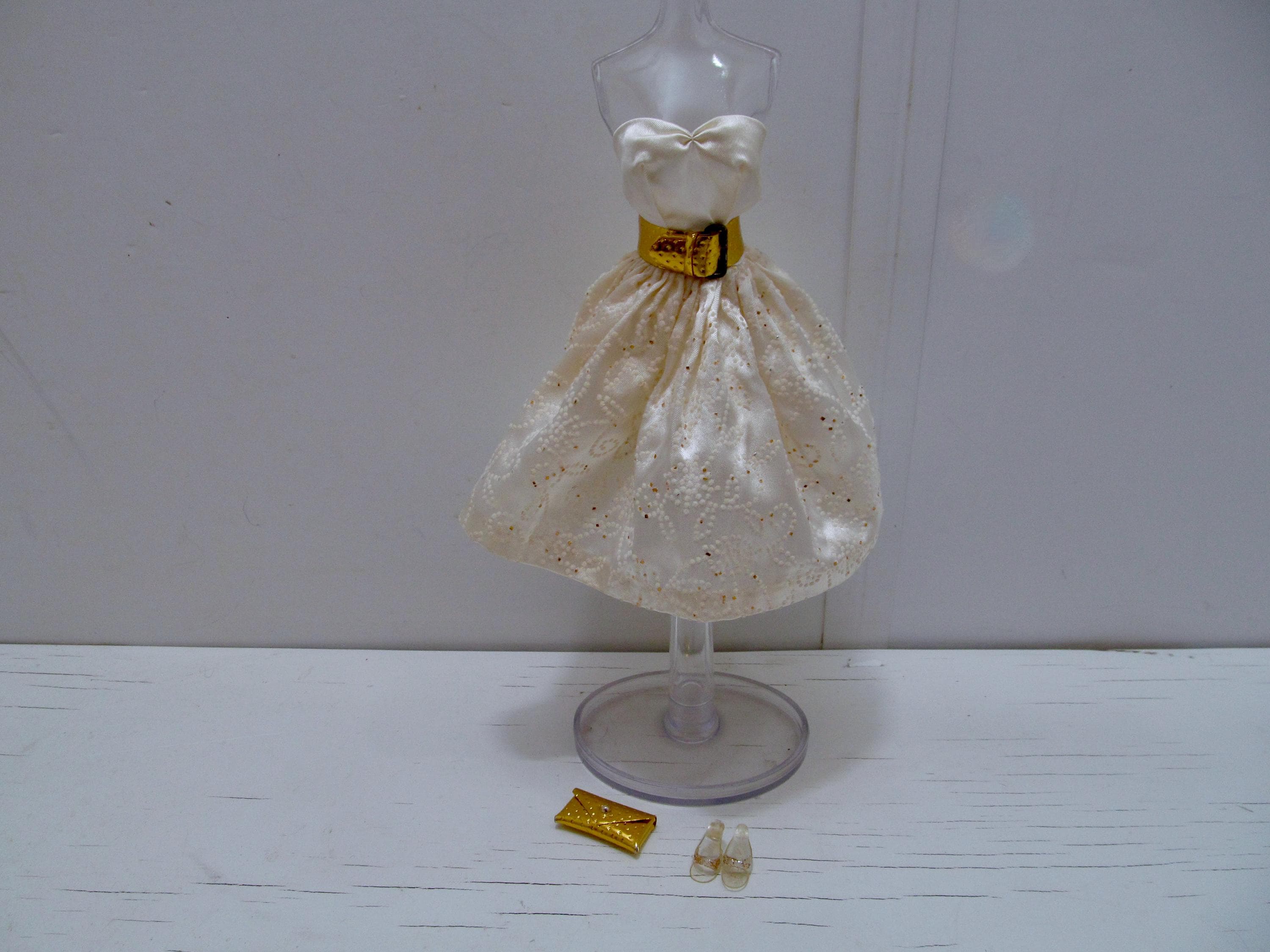 Robe Vintage Barbie Par Mattel - Années 1963-1965 - Tenue D'époque