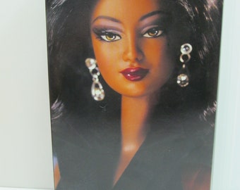 Rare Midnight Tuxedo Barbie Aftican American 2001 Members Choice