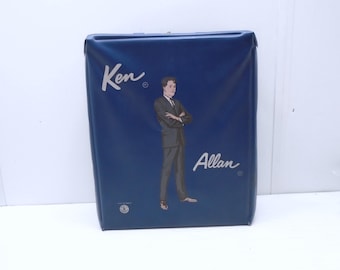 Rare Ken/Allan Doll Case, Mattel, France, 1960's
