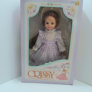 NRFB Ideal Crissy 15&quot; Country Fashion Growing Hair Doll, 1982
