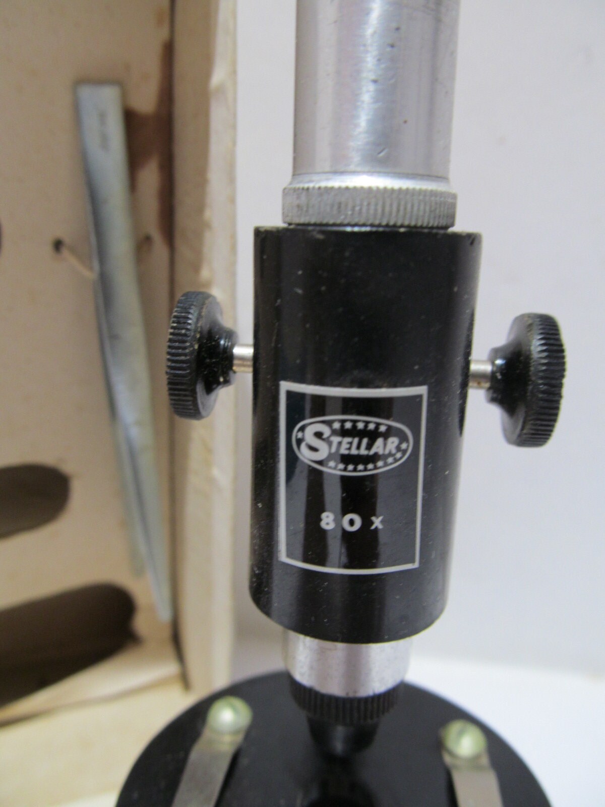 Vintage Stellar Junior Scientist Microscope Set, Japan, 1950's W