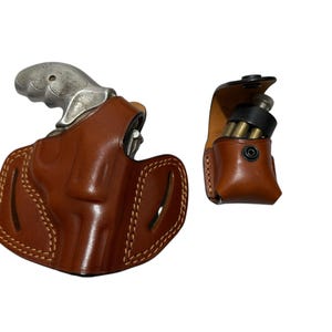 Leder OWB Holster für Ruger SP101 357 Magnum Bild 11