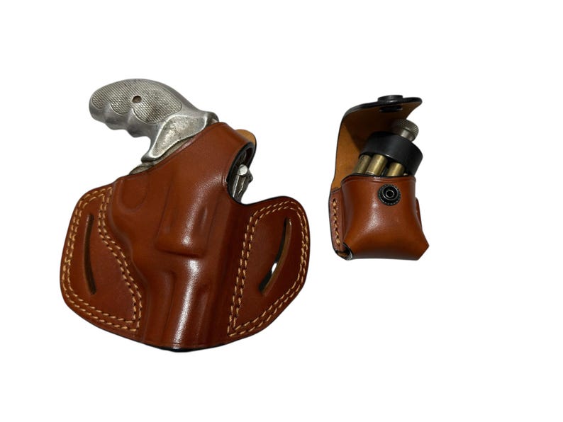 Leder OWB Holster für Ruger SP101 357 Magnum Bild 11