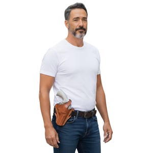 Colt Python 357 Magnum 4 inç Tabanca Deri OWB Kılıf